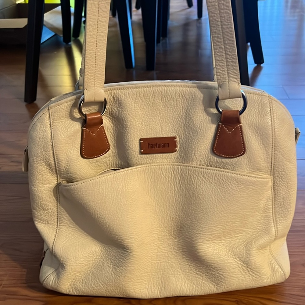 Hartman leather travel work shoulder bag